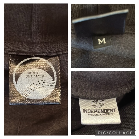 Midnight Dreamer Assata Shakur Black Graphic Pullover Hooded Sweatshirt Size M - Picture 7 of 16